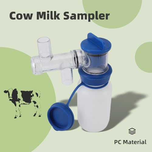 200ML PC Milk Sampler for Accurate Analysis, Milking Machine Accessory - Ideal for Livestock Farming & Dairy Testing