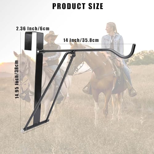 2Pcs Collapsible Hanger,Foldable Horse Tack Utility Hanger for Hanging Over Trailer Door or Stall Board