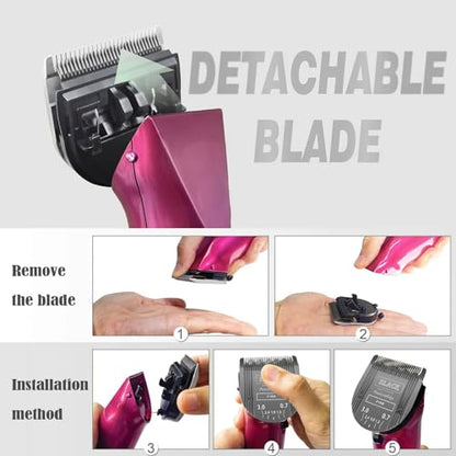 3Pack 5 in 1 Blades Dog Grooming Blade Compatible with Wahl Bravura Clipper | For Animal Clipper, Arco, Bravura, Chromado, Creativa, Figura, Motion, For Pet, Dog, and Horse - color: BLACK/3PC