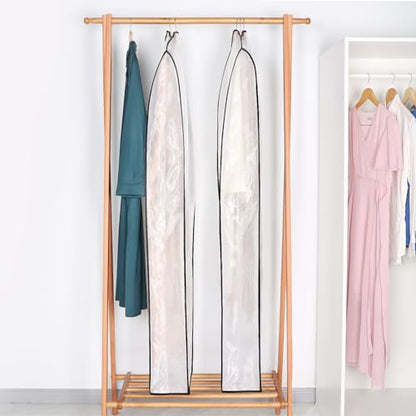 Zilink Leather Jacket Coat Storage Bags Dress Bags for Gowns Long 60 in - size: 60"-4pcs