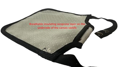 DOWN UNDER OUTDOORS 2 Medium-Large Chicken Saddles (Insulated Light Gray) - color: Insulated Light Grey