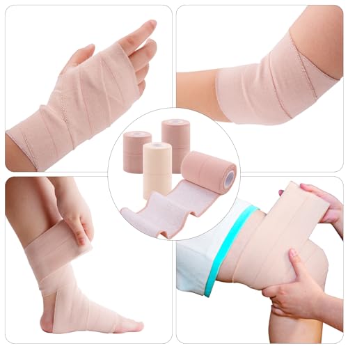 BQTQ 18 Rolls Elastic Adhesive Tape 4 Inch Self Adherent Stretch Bandages - size: 4 Inch 18Rolls