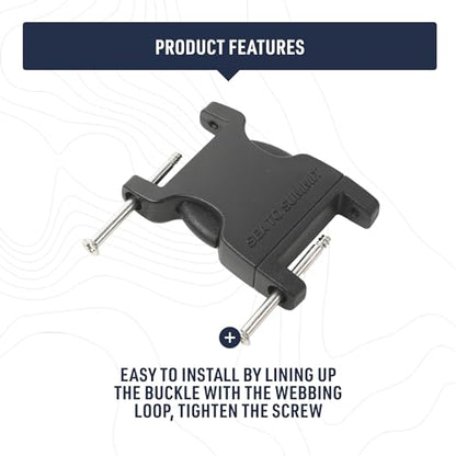 Sea to Summit Field Repair Buckle - Side Release, 2 Pin, 3-pack - style: 20mm / 3/4in