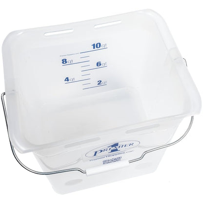 Premier 1 Lamb 'N' Goat Kid Prima Orphan Feeding Bucket – 2.5 Gal, Square - size: 2.5 Gallon Square - 4 Holes