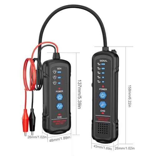 Advanced Circuit Tracer Underground Wire Break Locator Wire Tracer Electrical in Wall Underground Short Open Detection, Cable and Network Tester High nan