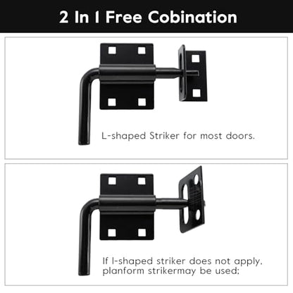 HOME MASTER HARDWARE Heavy Duty Slide Bolt Gate Latch, 1 Pack Door Latch