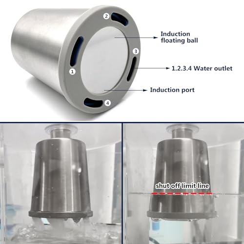 2 PCS 304 Steel Water Float Valve, Water Level Control Water Tank Traditional Float Valve Upgrade (3/4 inch Up Inlet) - color: 3/4 inch Up Inlet