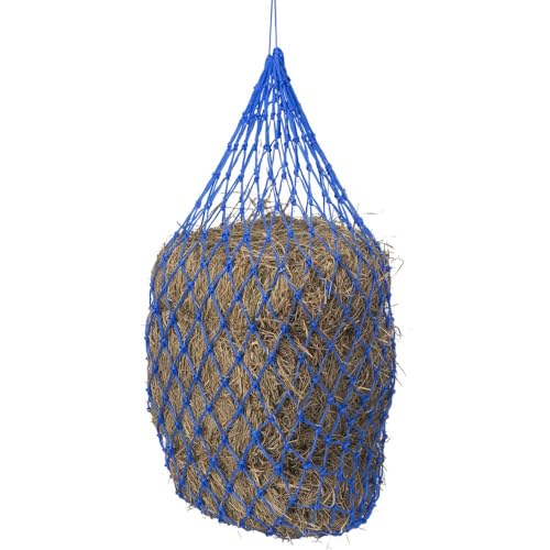 Tough1 Slow Feed Hay Net - Royal Blue - color: Royal Blue