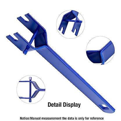 Wire Tensioner Electric Fence Strainer Handle in-line Strainer Handle Fence Tightener Wire Tightener Wrench Tightener Tool（Blue）