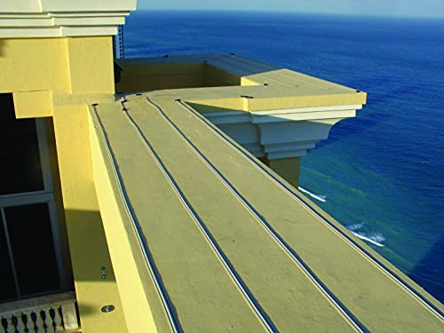 Bird Barrier Bird-Shock Flex-Track – 50ft Low Profile Electrified Track Bird Deterrent – Flexible PVC Strips with Stainless Steel Braid – Bird Repellent for Roofs, Parapets, Ledges - Brick Red - color: Brick Red