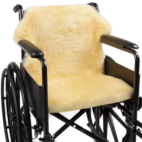 Natural Medical Sheepskin Pad, Non-Slip Back, Natural, 26 x 46 in, 1 Pack - color: Natural, size: 26x46 Inch (Pack of 1)