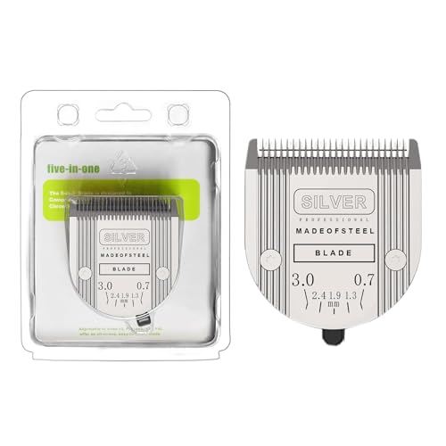 5 in 1 Replacement Blade Compatible with WAHL Bravura Chromado Creativa - color: 1 Pack Silver