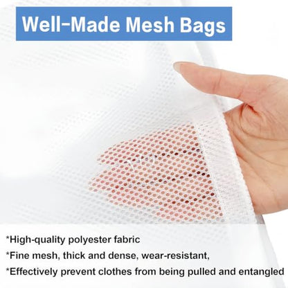 Large Laundry Mesh Bags, 4 Pack 24 x 36 Inch