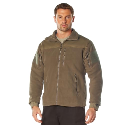 Rothco Spec Ops Tactical Fleece Jacket - color: Coyote Brown, size: X-Small