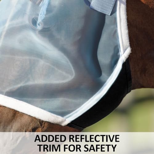 Schneiders X-Spand Mosquito Mesh II Fly Horse Masks | Enhanced Comfort & Visibility | Jaw for Natural Movement | 40% UV Protection | Reflective Safety Features - size: Cob, style: Without Ears