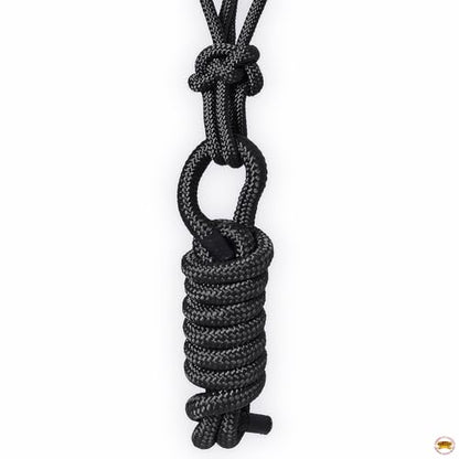 HILASON Western Nylon Lead Rope Halter Horse Size 8 Ft - color: Black