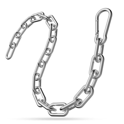 Gate Chain Lock, 23.6 Inch Chain Fence Gate Latch, Silver Dia 5mm-1Pc - color: Silver Dia 5mm-1Pc