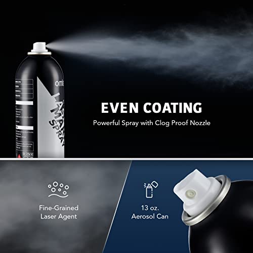 OMTech Laser Marking Spray, 4pcs 13oz, Black Marking for CO2 Laser on Metal - color: 13 OZ -- Black, size: 4 Pcs