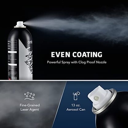 OMTech Laser Marking Spray, 4pcs 13oz, Black Marking for CO2 Laser on Metal - color: 13 OZ -- Black, size: 4 Pcs