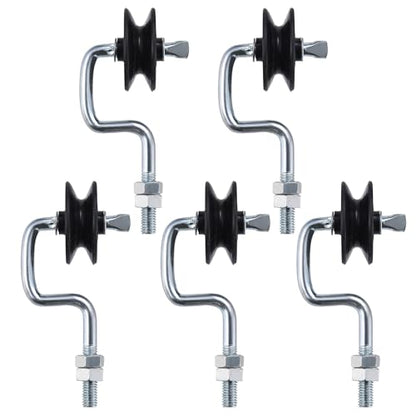 Farm Electric Fence T-Post Corner Insulators, Black, 5Pack - style: B010+ls-5pcs
