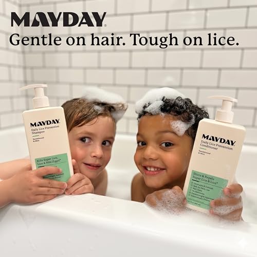 MAYDAY Daily Lice Prevention Conditioner, Non-Toxic, Sandalwood & Mint 12oz - style: Daily Lice - Conditioner