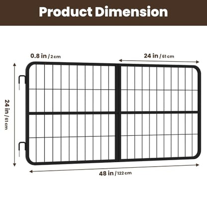 Stall Guards for Horses, Durable Horse Tack & Stable Accessories for Real Horses, 48 x 24 Inches Heavy Duty Mesh Stall Door Guards & Essential Horse Stuff