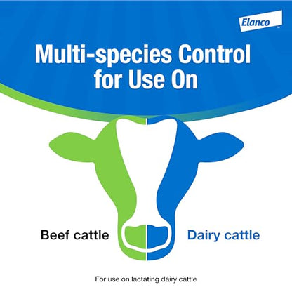 Co-RAL 1% Livestock Dust | Controls Flies & Lice on Beef & Dairy Cattle | 2 lb. Shaker Can (Pack of 2) - size: 2 lb. (Pack of 2)