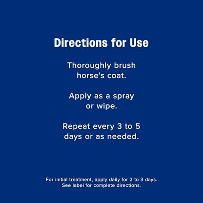 Farnam Mosquito Halt Repellent Spray for Horses, 32 oz | Bug repellent spray kills and repels; Also repels face flies, stable flies, house flies, gnats, mites, chiggers and lice - size: 32 Fl Oz (Pack of 1)