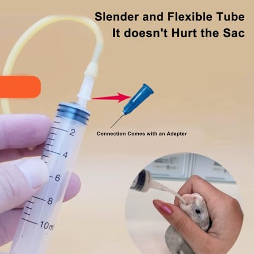 Small Animal Feeding Tube, Puppy Stomach Tube & Kittens NG Tube Kit - size: 4.7 in