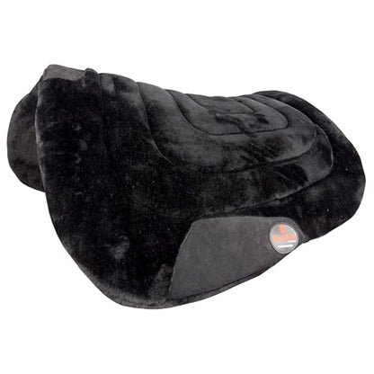 HILASON Western Endurance All Purpose Horse Fleece Saddle Pad - color: Black