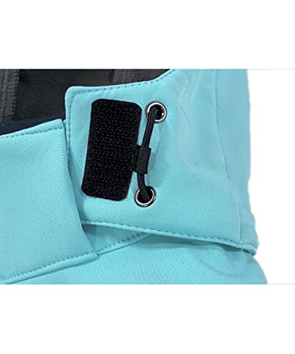 M2C Boys Girls Hooded Windbreaker Fleece Lined Softshell Jacket - color: Arctic Blue, size: 5T