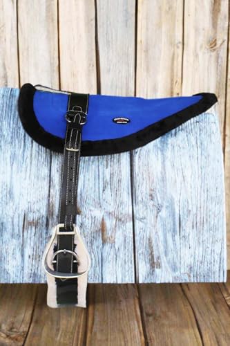 Horse SADDLE PAD Western Suede Leather Bareback Stirrups 39148-153
