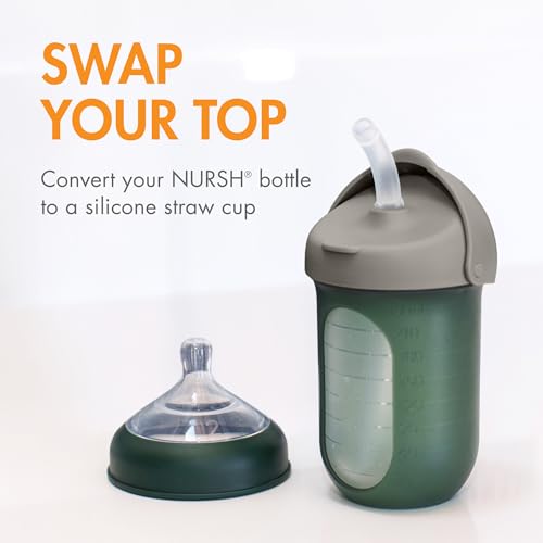 Boon Nursh Baby Bottle Gift Set with Mod Bottle Brush Set