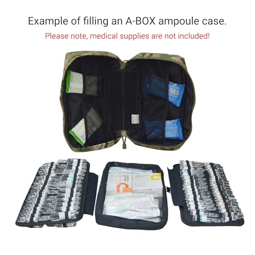 156-Slot Tactical Ampoule Case 1-10ml MOLLE Medical Organizer Multicam Camo