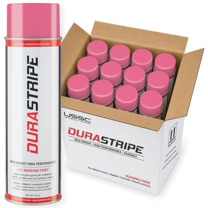Athletic Field Marking Paint (Pink) 12-18oz Cans Per Case - color: Pink