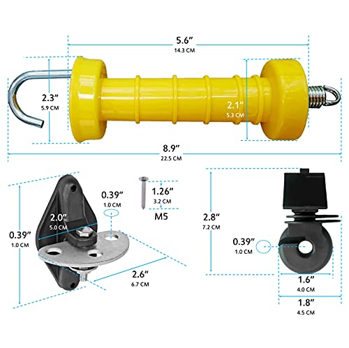 QMARK Electric Fence Gate Handle Set, 2 Handles