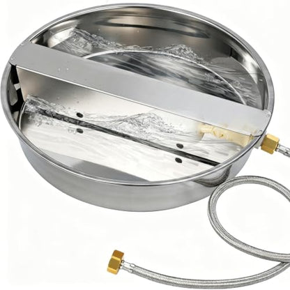 Automatic Chicken Waterer, 1.8 Gal Wide‑Opening Bowl