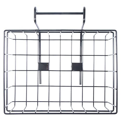 EASY-UP 5 Tier Interchangeable Saddle Rack System for Horse Enthusiasts | Strong Steel Construction | Black Powder Coated | Ideal for Western & English Saddles | Customizable & Portable Design - style: Wire Basket