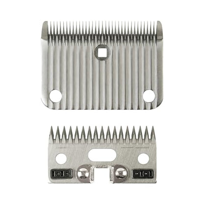 FURZONE A2 Large Animal Clipper Blade (Medium) - 2 Blades in 1 Set (35&17 Teeth), Horse Grooming Clipper Replacement Blade, Professional Grooming, 3/32-Inch/2.5mm Cut Length - size: Medium 2.5mm