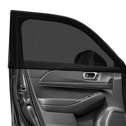 Car Window Shades, UV Protection Vehicle Front Rear Side Mesh Sunshade Curtains, Breathable Heat Block Window Screen Cover Fits for Most Cars, Car Accessories (SUV Front, 2 PCS) - color: SUV Front 2 PCS