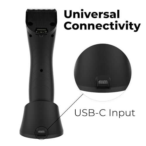 Kenchii Flash 5 Pet Grooming Clipper, Matte Black, 5-in-1 Blade, LCD - color: Matte Black