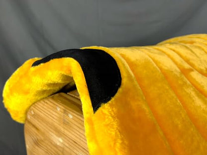 HILASON Western Endurance All Purpose Horse Fleece Saddle Pad - color: Yellow