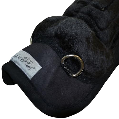Intrepid International Comfort Plus Western Bareback Saddle, Anti-Slip Horse Saddle Pad, Bareback Pad w/Girth, Trail & Leisurely Riding, Horse Saddle Pads - color: Black