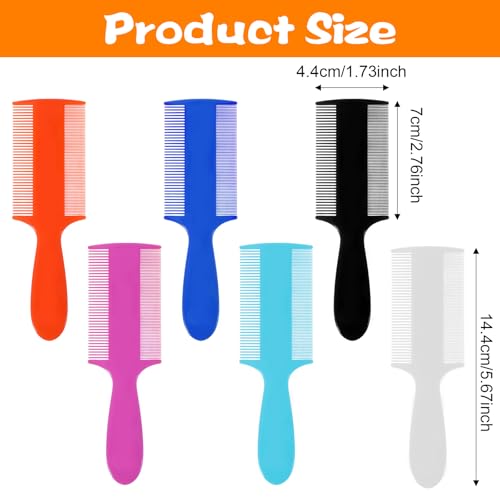 Ymapinc 6Pcs Lice Brush Comb with Long Handle, Pets Dog - color: color mix-a