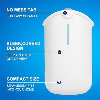 2 Flying Insect Traps & 2 Cartridges - Compatible with Refills