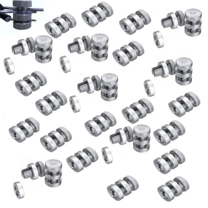 30 Pieces Aluminium Alloy Split Bolt Joint Clamp Electric Fence Wire Connector for 12-17 Gauge Multiple Electric Fence