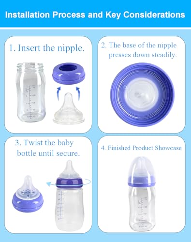 Replacement Nipples for Lansinoh Baby Bottles, Soft Silicone Nipples for Bottle Feeding and Breastfeeding Support, Medium Flow, 3M+, BPA Free, 6 Count - size: 6 Count, 3 Month +, Medium Flow