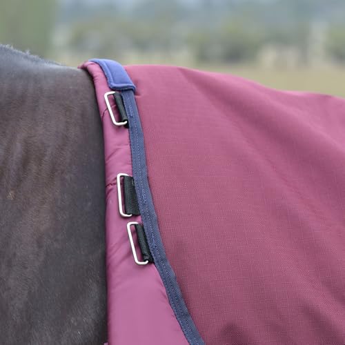WeatherBeeta ComFiTec Essential Turnout 0g, Burgundy/Navy, 75" - color: Burgundy/Navy, size: 75"