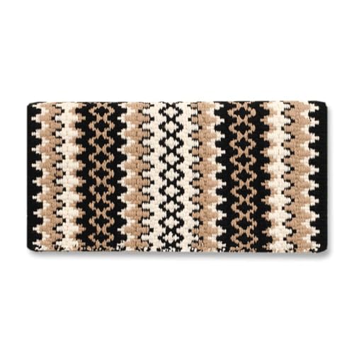 Mayatex Arroyo Seco Saddle Blanket - color: Black/Cream/Sand