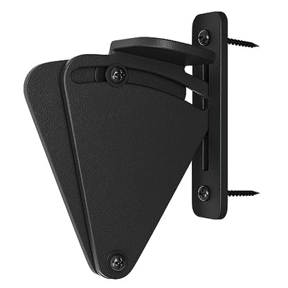 WINSOON Barn Door Lock Hardware Black Steel - color: Black
